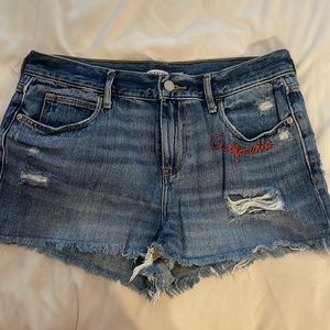 Embroidered Old Navy Boyfriend Shorts